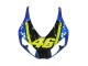 2006-2007 Honda CBR1000RR Motorcycle Fairings - Blue Fluorescent Green Glossy Black Shark 46