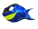 2006-2007 Honda CBR1000RR Motorcycle Fairings - Blue Fluorescent Green Glossy Black Shark 46