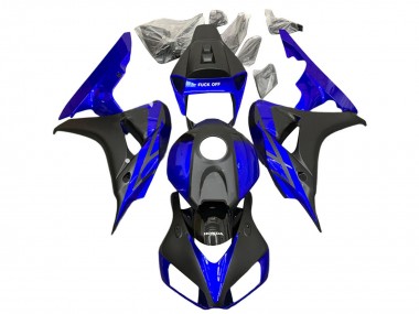 2006-2007 Honda CBR1000RR Motorcycle Fairings - Blue Matte Black