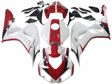 2006-2007 Honda CBR1000RR Motorcycle Fairing Kits - White Red Glossy Black