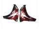 2008-2011 Honda CBR1000RR Motorcycle Fairing - Glossy Black Red Flame