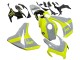 2008-2011 Honda CBR1000RR Motorcycle Fairings - Nardo Grey Fluorescent Green