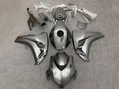 2008-2011 Honda CBR1000RR Motorcycle Fairing - Grey Glossy Black