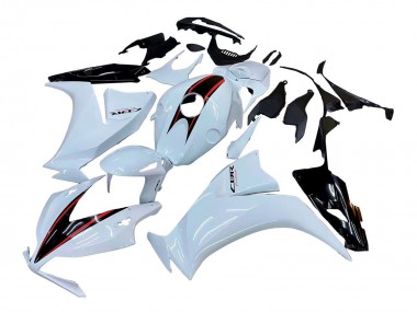 2012-2016 Honda CBR1000RR Motorcycle Fairings - White Glossy Black