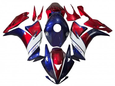 2012-2016 Honda CBR1000RR Motorcycle Fairings - Red Blue White Fireblade