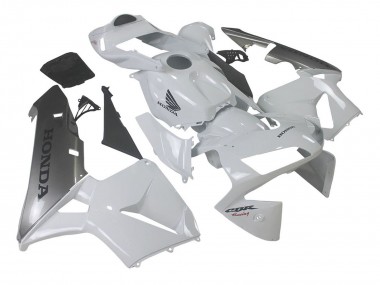 2003-2004 Honda CBR600RR Motorcycle Fairing - Silver White