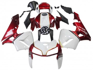 2005-2006 Honda CBR600RR Motorcycle Fairing Kits - Red White Black