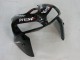 2005-2006 Honda CBR600RR Motorcycle Fairings - Glossy Black White West