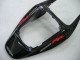 2005-2006 Honda CBR600RR Motorcycle Fairings - Glossy Black Grey Flame