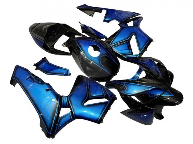 2005-2006 Honda CBR600RR Motorcycle Fairings - Blue Black