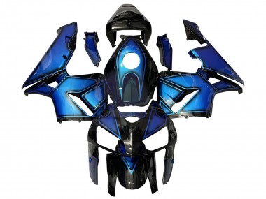 2005-2006 Honda CBR600RR Motorcycle Fairings - Blue Black