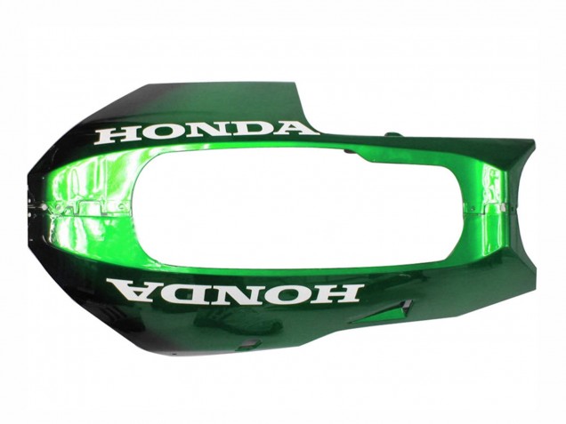 2005-2006 Honda CBR600RR Motorcycle Fairings - Glossy Black Green Flame