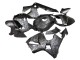 2005-2006 Honda CBR600RR Motorcycle Fairings - Black Forged Carbon Fiber