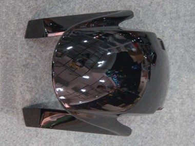 2007-2008 Honda CBR600RR Motorcycle Fairings - Glossy Black Orange Flame