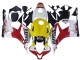 2007-2008 Honda CBR600RR Motorcycle Fairings - White Yellow Red Repsol HRC