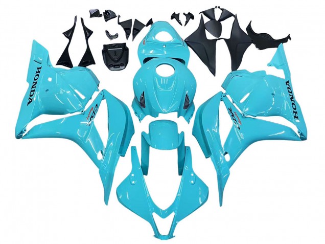 2009-2012 Honda CBR600RR Motorcycle Fairings - Light Blue Racing