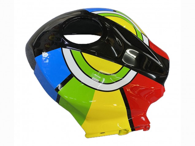 2009-2012 Honda CBR600RR Motorcycle Fairings - Black Multicolor MoviStar