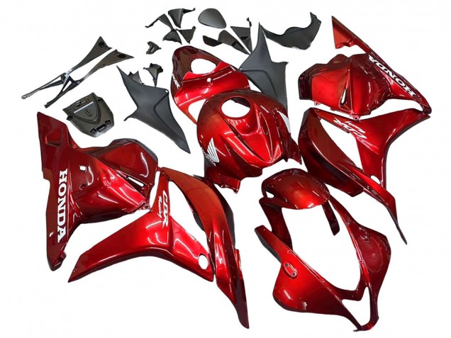 2009-2012 Honda CBR600RR Motorcycle Fairings - Red Racing