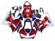 2013-2023 Honda CBR600RR Motorcycle Fairings - White Red Blue HRC