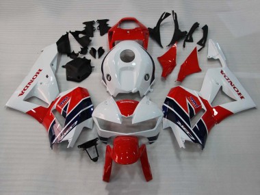 2013-2023 Honda CBR600RR Motorcycle Fairings - White Red Dark Blue HRC