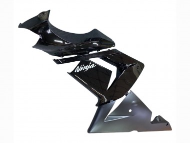 2004-2005 Kawasaki ZX10R Motorcycle Fairings - Glossy Matte Black Ninja