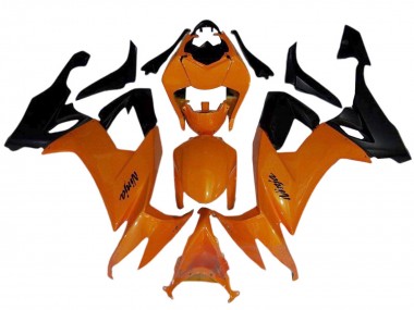 2008-2010 Kawasaki ZX10R Motorcycle Fairings - Orange Black