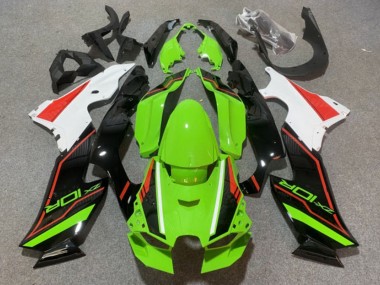 2021-2025 Kawasaki ZX10R Motorcycle Fairings - Green Black Orange White