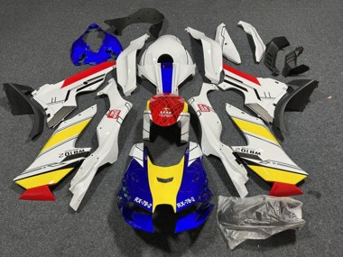 2021-2025 Kawasaki ZX10R Motorcycle Fairings - White Blue Red Yellow