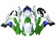 2021-2025 Kawasaki ZX10R Motorcycle Fairings - White Green Blue Black