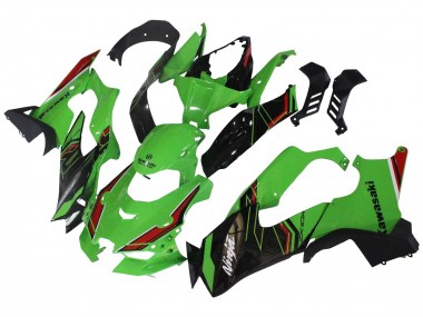 2021-2025 Kawasaki ZX10R Motorcycle Fairings - Green Black Red