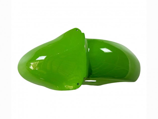 1998-1999 Kawasaki ZX6R Motorcycle Fairings - Green White Blue Silver Glossy Black
