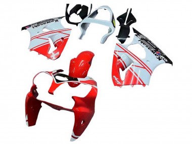 2000-2002 Kawasaki ZX6R Motorcycle Fairings - White Red Black