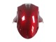 2005-2006 Kawasaki ZX6R Motorcycle Fairing - Red Glossy Black