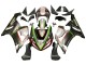 2005-2006 Kawasaki ZX6R Motorcycle Fairings - Black Silver Green Red K-26