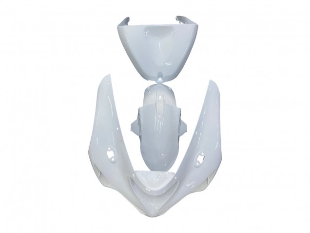 2005-2006 Kawasaki ZX6R Motorcycle Fairings - White