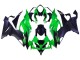 2019-2022 Kawasaki ZX6R Motorcycle Fairings - Green Matte Black