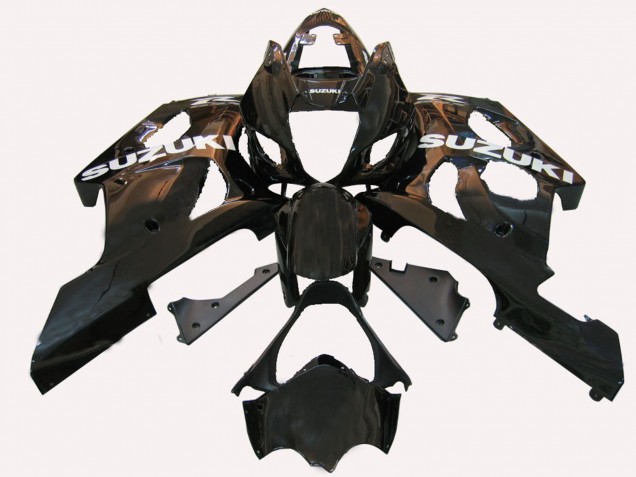 2003-2004 Suzuki GSXR 1000 Motorcycle Fairings - Matte Glossy Black
