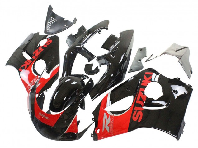 1996-2000 Suzuki GSXR 600 / GSXR 750 Motorcycle Fairings - Black Red
