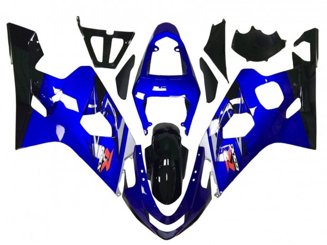 2004-2005 Suzuki GSXR 600 / GSXR 750 Motorcycle Fairing - Blue White Black