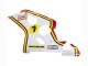 2004-2005 Suzuki GSXR 600 / GSXR 750 Motorcycle Fairings - White Red Yellow Michelin Texaon Heron 7