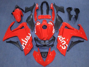 2015-2018 Yamaha YZF R3/R25 Motorcycle Fairings - Red White Supreme