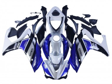 2015-2018 Yamaha YZF R3/R25 Motorcycle Fairings - White Blue Black Yamalube