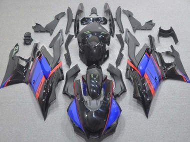 2015-2018 Yamaha YZF R3/R25 Motorcycle Fairings - Blue Red Glossy Black