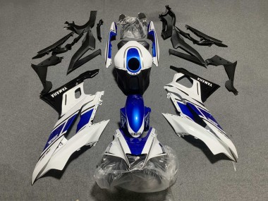 2019-2021 Yamaha YZF R3/R25 Motorcycle Fairings - White Blue Black Yamalube