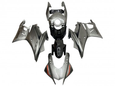 2019-2021 Yamaha YZF R3/R25 Motorcycle Fairings - Silver Black