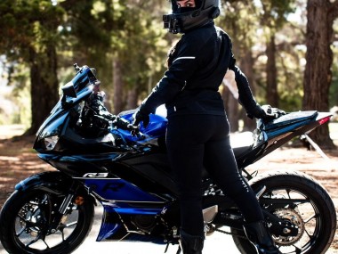 2022-2024 Yamaha YZF R3/R25 Motorcycle Fairings - Blue Glossy Black