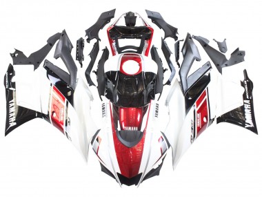 2022-2024 Yamaha YZF R3/R25 Motorcycle Fairings - White Red Black Yamalube