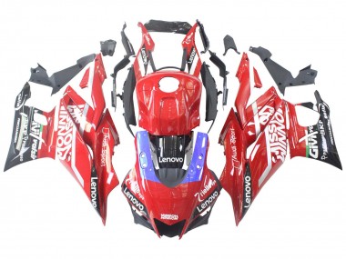 2022-2024 Yamaha YZF R3/R25 Motorcycle Fairings - Red Blue Black Lenovo Valsir