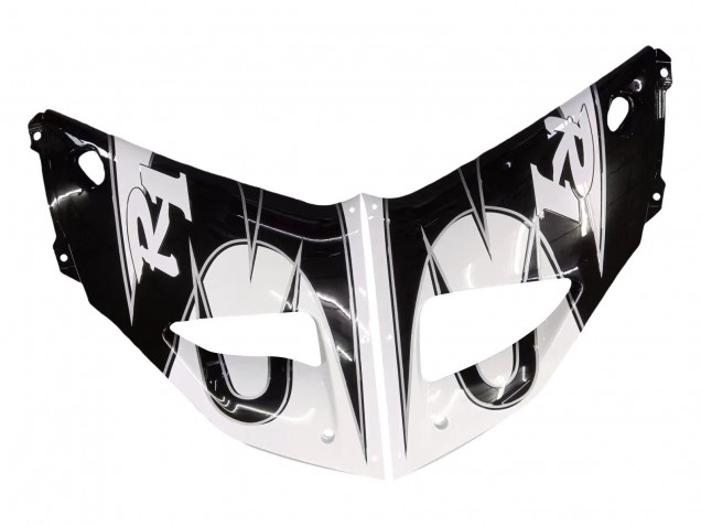 1998-1999 Yamaha YZF 1000 R1 Motorcycle Fairings - White Glossy Black
