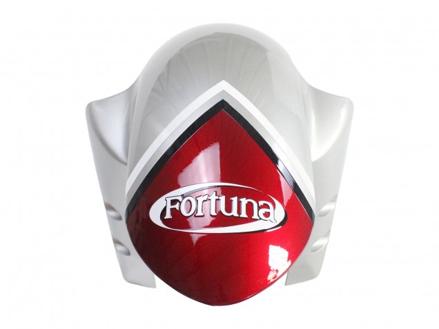 2004-2006 Yamaha YZF 1000 R1 Motorcycle Fairings - Silver Red Fortuna Motul
